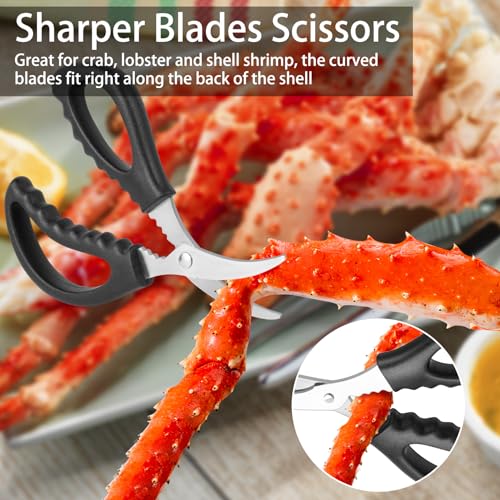 Minimalist suoundey Seafood Cracker Tool Set With Lobster Sheller Stainless for Daily Use