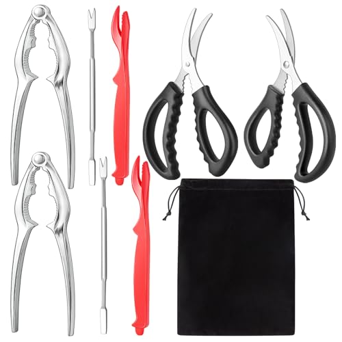 Minimalist suoundey Seafood Cracker Tool Set With Lobster Sheller Stainless for Daily Use