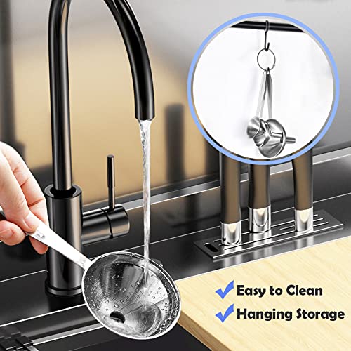 Eco-Friendly Small Funnels for Filling Bottles, 3 Pcs Stainless Steel Kitchen