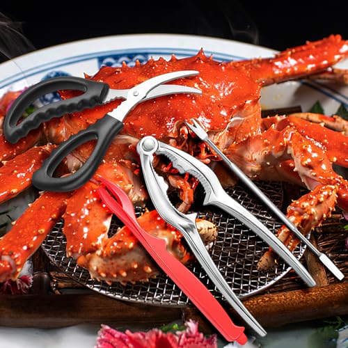 Minimalist suoundey Seafood Cracker Tool Set With Lobster Sheller Stainless for Daily Use